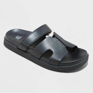 Wild Fable Black Slide Sandals